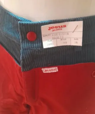 Pantalón vintage 62 cm perimetro cintura