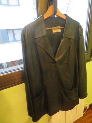 Chaqueta de piel negra mujer Talla 54