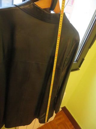 Chaqueta de piel negra mujer Talla 54