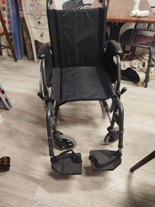 Silla ruedas plegable