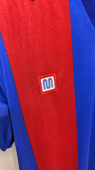 Camiseta FC Barcelona Meyba mangas azules