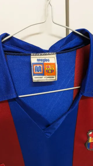 Camiseta FC Barcelona Meyba mangas azules