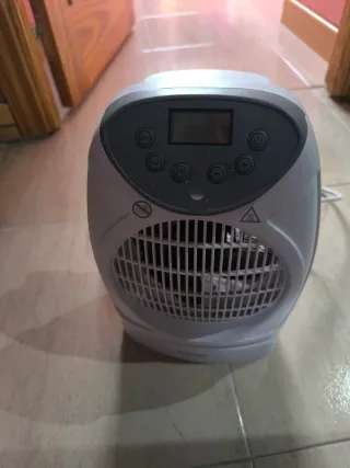 Calefactor SilverCrest Blanco y Gris