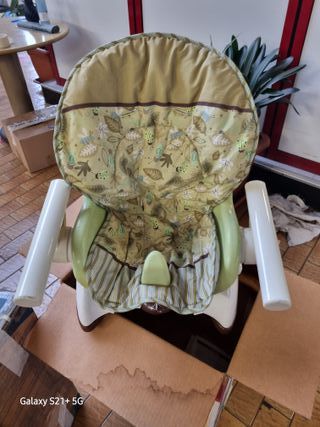 Seggiolone da sedia verde