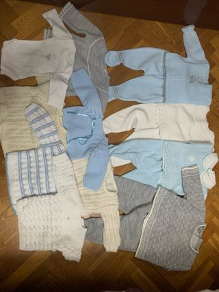 Lote Ropa Bebé Punto Primera Puesta