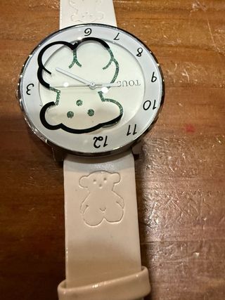 Reloj Tous Oso Beige y Blanco