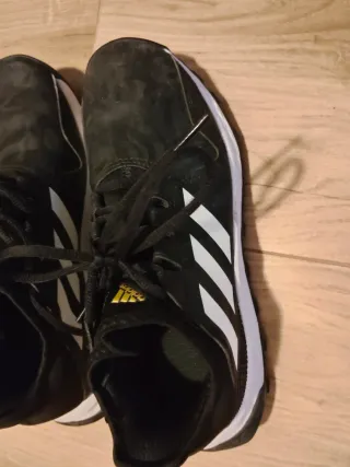 Zapatillas Hockey Adidas Negras/Blancas 37.5