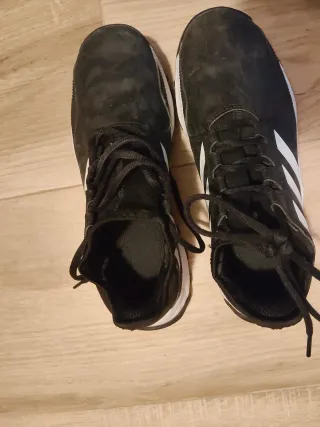 Zapatillas Hockey Adidas Negras/Blancas 37.5