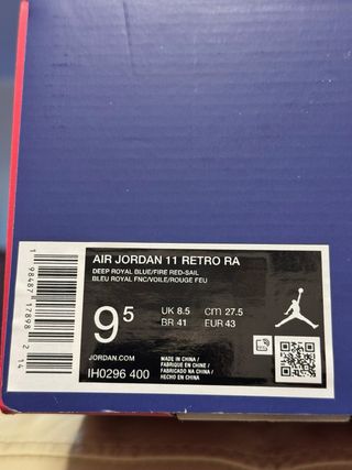 Air Jordan 11 Retro Rare Air Azul/Branco