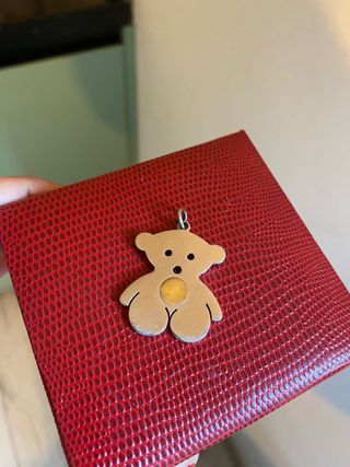 Colgante Tous Oso Acero y Oro