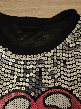 Camiseta lentejuelas Rolling Stones Talla M