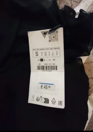 Vestito lungo donna nero