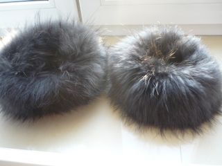 Polsini in vera volpe con bottoni