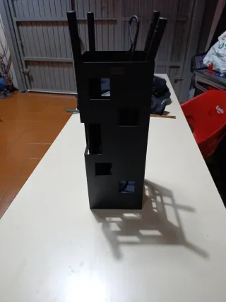 Kit Chimenea Estufa Leña Negro