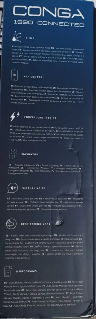 Cecotec Conga 1990 Connected Robot Aspirador