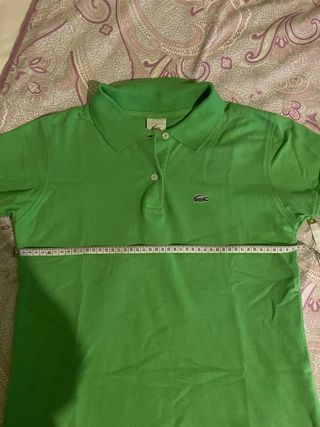 Polo Lacoste Verde Talla S Unisex