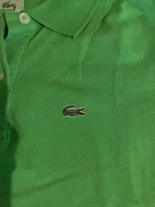 Polo Lacoste Verde Talla S Unisex