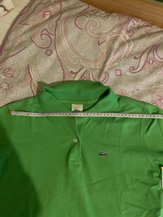 Polo Lacoste Verde Talla S Unisex