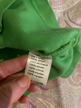 Polo Lacoste Verde Talla S Unisex
