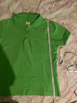 Polo Lacoste Verde Talla S Unisex