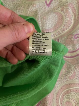 Polo Lacoste Verde Talla S Unisex