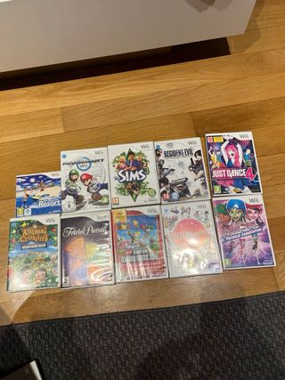 Consola Nintendo Wii Negra + Juegos