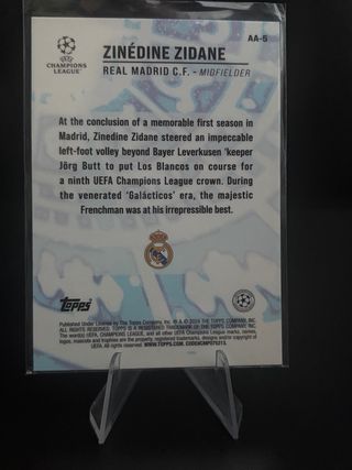Zinedine Zidane topps merlin