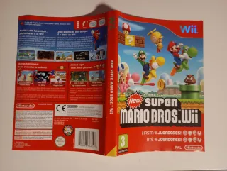 Librito Mario Bros Wii (Carátula y Guía)