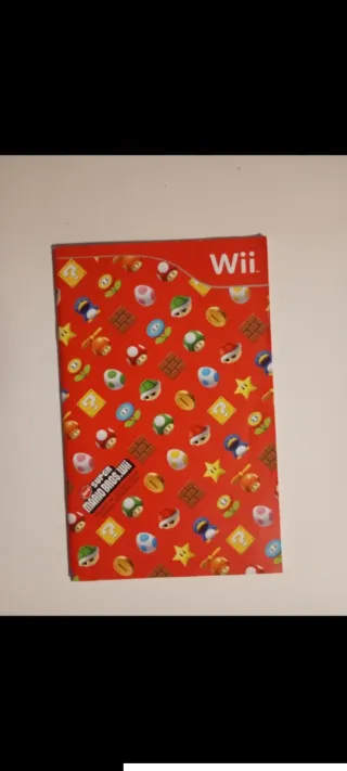 Librito Mario Bros Wii (Carátula y Guía)