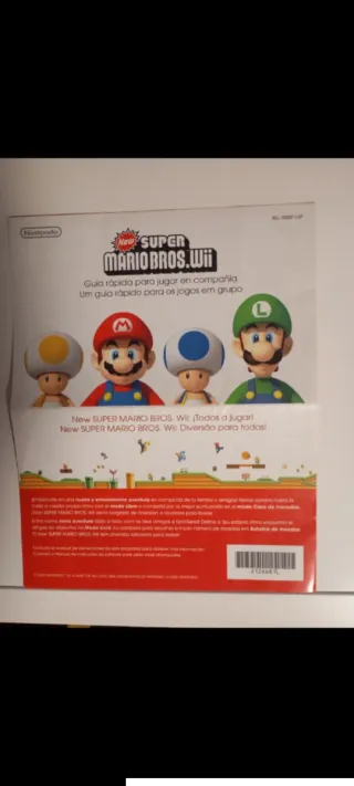 Librito Mario Bros Wii (Carátula y Guía)