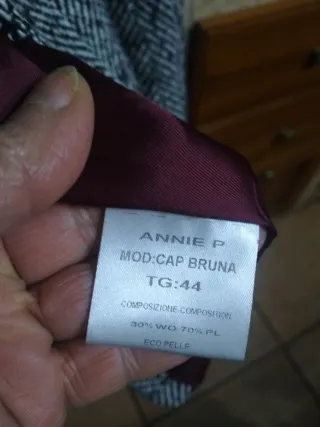 Cappotto donna invernale Annie P tg 44