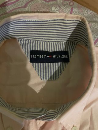 Camisa Tommy Hilfiger Rosa Bebé Talla S