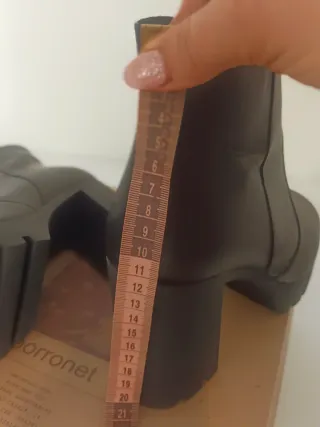 Botines de piel Porronet negros talla 41