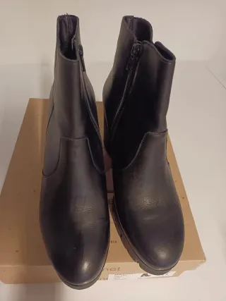 Botines de piel Porronet negros talla 41