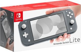 Nintendo Switch Lite Gris, Caja ,Cargador, funda