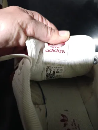 Zapatillas Adidas Hombre Blancas y Rojas