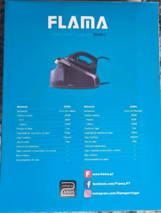 Ferro com Caldeira Flama 5540FL