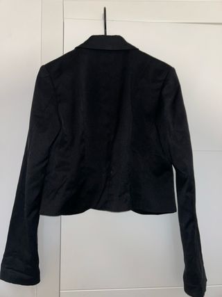 Americana corta H&M negra T.38