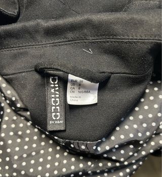 Americana corta H&M negra T.38