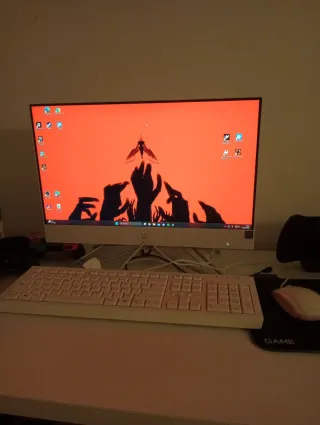 Ordenador HP All-in-One Blanco