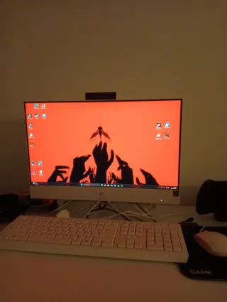 Ordenador HP All-in-One Blanco