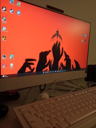 Ordenador HP All-in-One Blanco