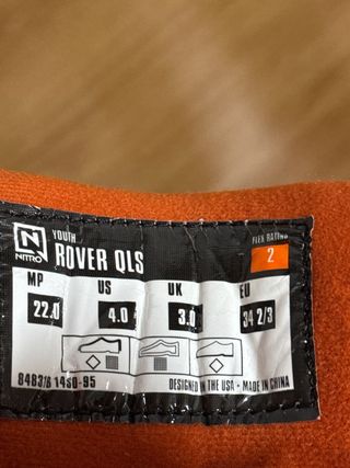 Botas Snowboard Nitro Niño Talla 34 2/3