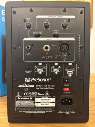 Par Altavoces Presonus Eris E5 Negros