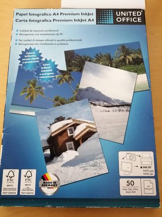 Papel Fotográfico A4 Premium InkJet