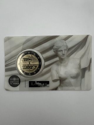 moneda 2 Euro Moneta Louvre Monnaie de Paris