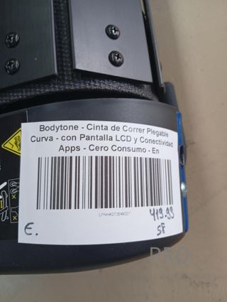 Cinta de Correr Plegable Curva - XTZ - Bodytone