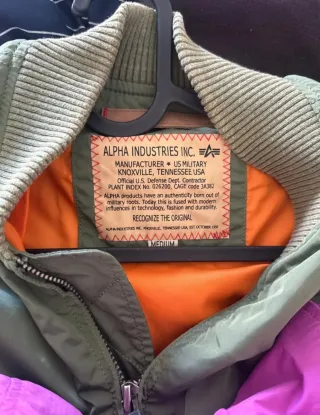 Chaqueta Alpha Industries Verde Talla M