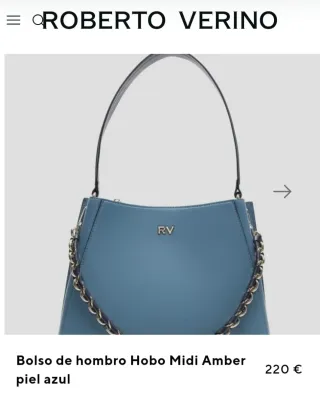 Bolso Roberto Verino Azul Nuevo