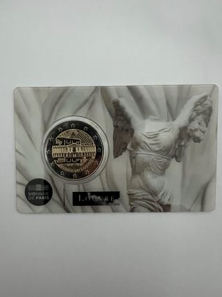 moneda 2 Euro Moneta Louvre Monnaie de Paris